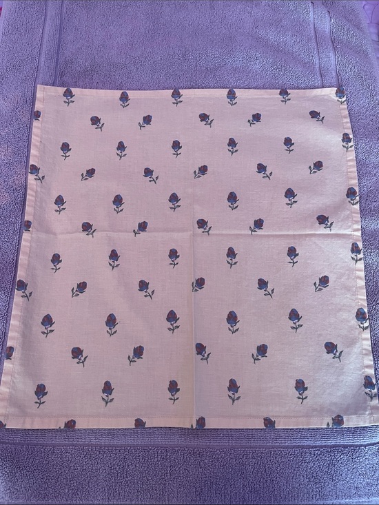 Other - Vintage Set of 4 Floral Cotton Napkins